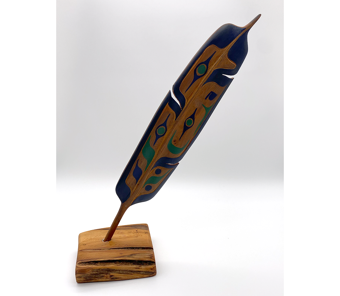 Blue Thunder Feather (Seahawks) - Micah McCarty